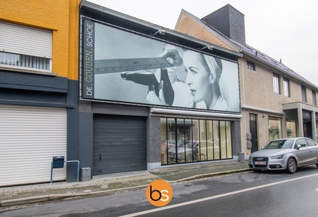 Te koop: Handelspand met woonst op toplocatie in Sint-Eloois-Winkel